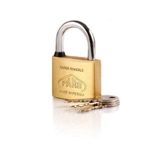 قفل آویز زرد 50