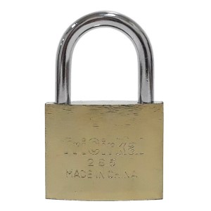 قفل آویز زرد 38