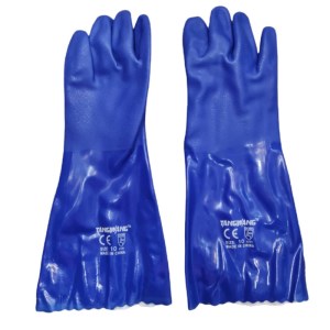 دستکش ضد اسید اکتی فرش آبی