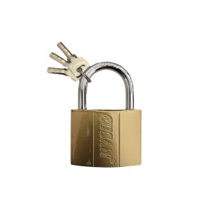 قفل آویز زرد 75