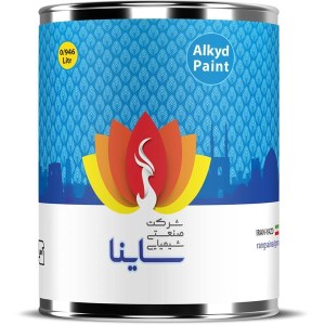 رنگ سفید براق یک کیلویی ساینا