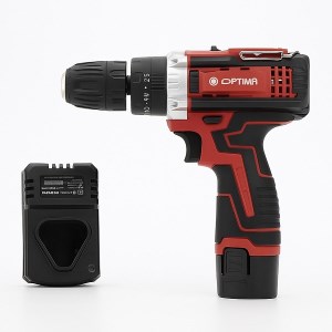 دریل شارژی چکشی 12 ولت اپتیما مدل 1230