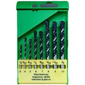 جعبه مته الماسه سری 8 عددی 3 تا 10 میلی متر ولف