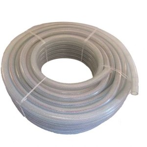 شلنگ آب 2 نخدار شفاف شیرنشان