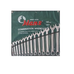 ست 8 عددی آچار یکسر رینگی جغجغه ای هنس